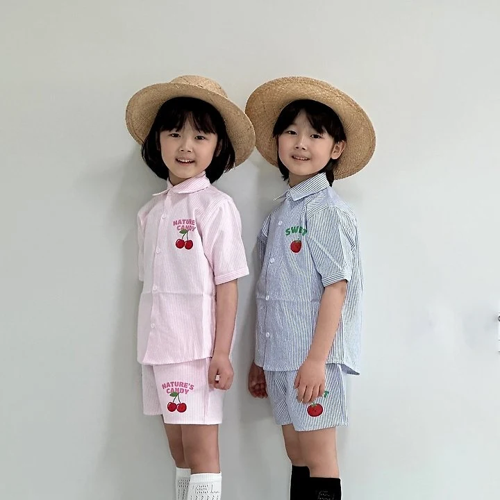Little Rabbit - Korean Children Fashion - #magicofchildhood - Shirt Set - 3