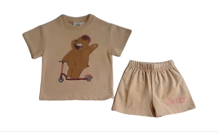 Little Rabbit - Korean Children Fashion - #minifashionista - Board Bears Set - 8