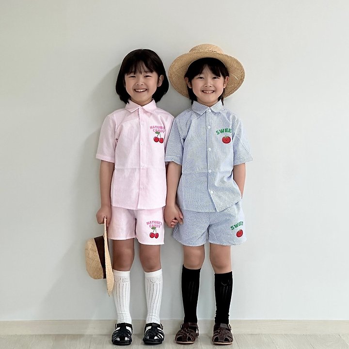 Little Rabbit - Korean Children Fashion - #magicofchildhood - Shirt Set - 4