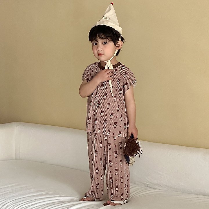 Little Rabbit - Korean Children Fashion - #minifashionista - Pleats Set - 4