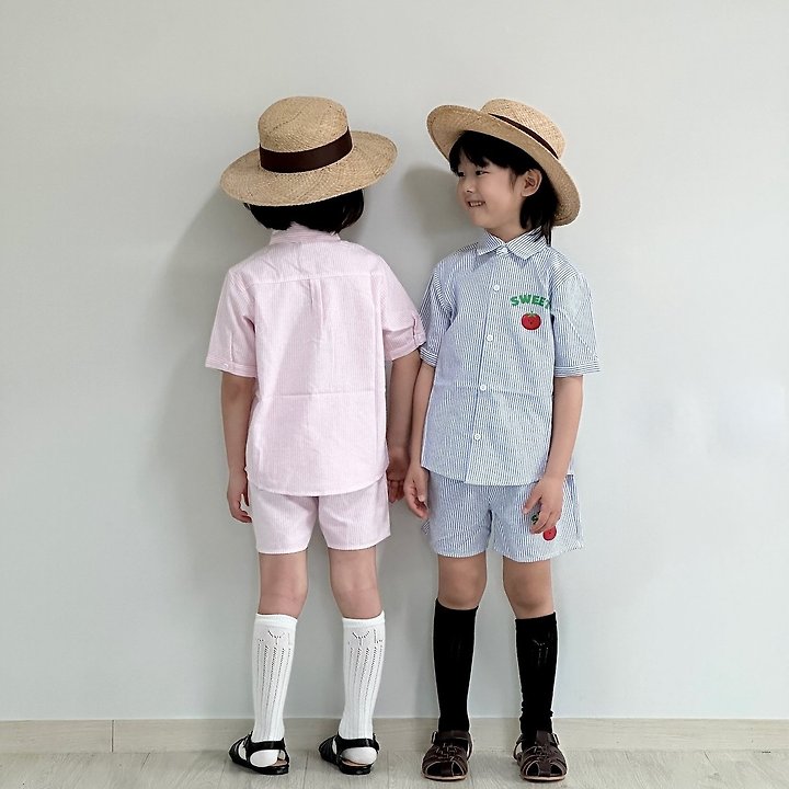 Little Rabbit - Korean Children Fashion - #todddlerfashion - Shirt Set - 6