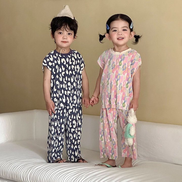 Little Rabbit - Korean Children Fashion - #todddlerfashion - Pleats Set - 5