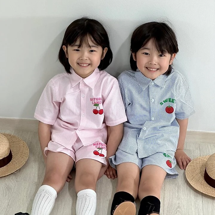 Little Rabbit - Korean Children Fashion - #toddlerclothing - Shirt Set - 7