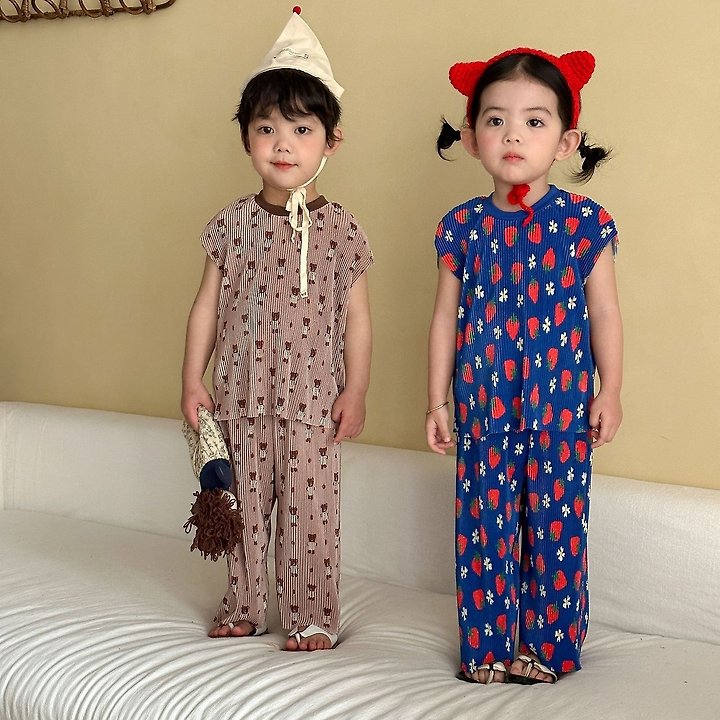 Little Rabbit - Korean Children Fashion - #toddlerclothing - Pleats Set - 6