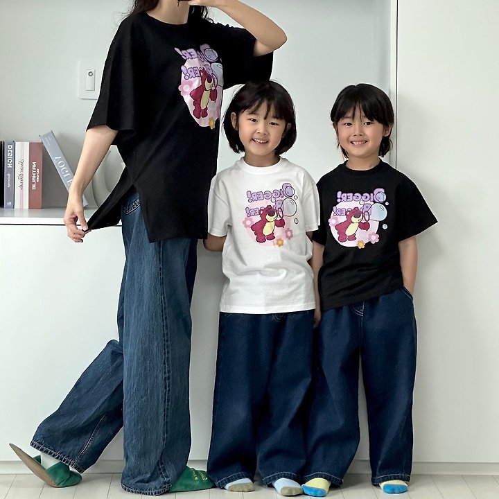 Little Rabbit - Korean Women Fashion - #momslook - Big Lotso Tee (Mom) - 8