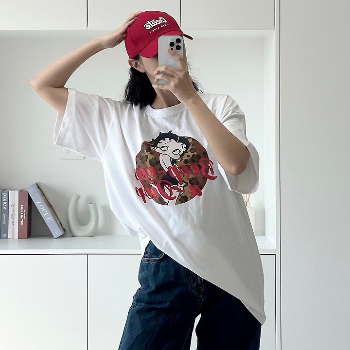 Little Rabbit - Korean Women Fashion - #momslook - Leopard Betty Box Tee - 12