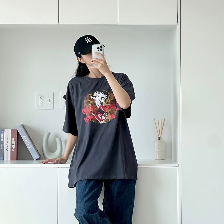 Little Rabbit - Korean Women Fashion - #thelittlethings - Leopard Betty Box Tee - 4