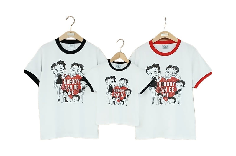 Little Rabbit - Korean Women Fashion - #momslook - Betty Boop Tee (Mom)
