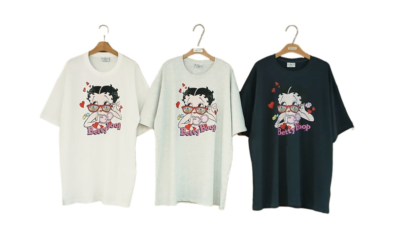 Little Rabbit - Korean Women Fashion - #pursuepretty - Glasses Betty Box Tee