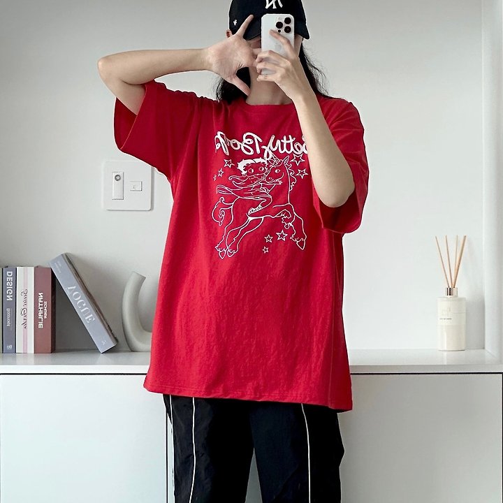 Little Rabbit - Korean Women Fashion - #thatsdarling - Unicorn Betty Box Tee - 3