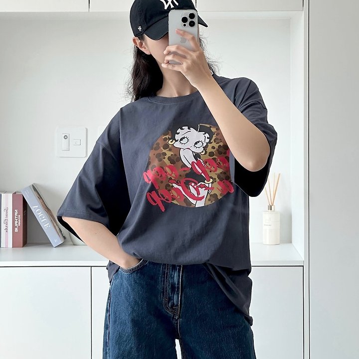 Little Rabbit - Korean Women Fashion - #thelittlethings - Leopard Betty Box Tee - 3