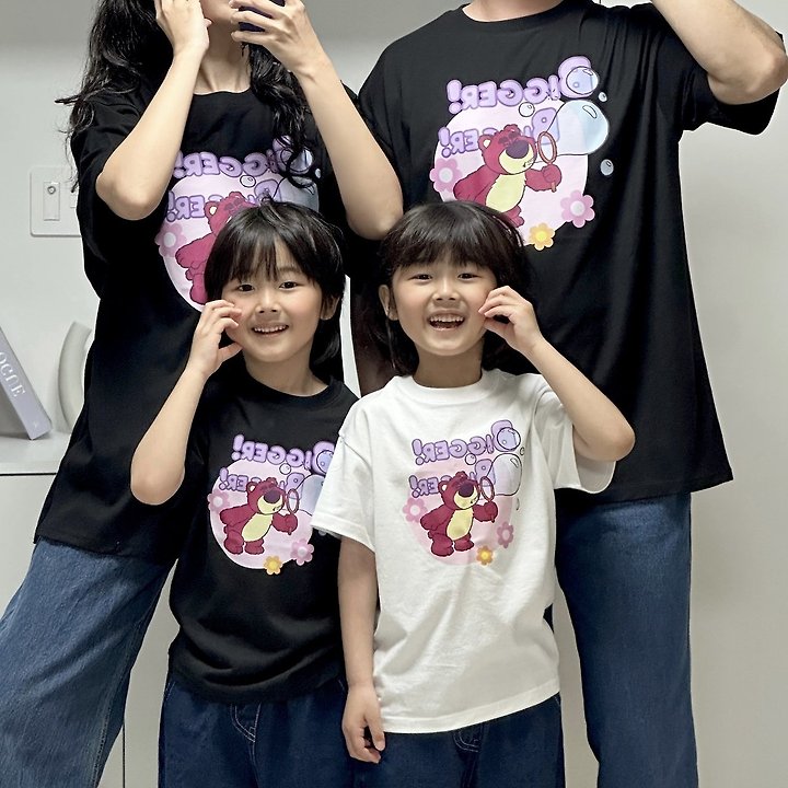 Little Rabbit - Korean Women Fashion - #vintagekidsstyle - Big Lotso Tee (Mom)
