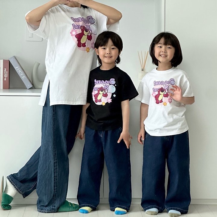 Little Rabbit - Korean Women Fashion - #womensfashion - Big Lotso Tee (Mom) - 9