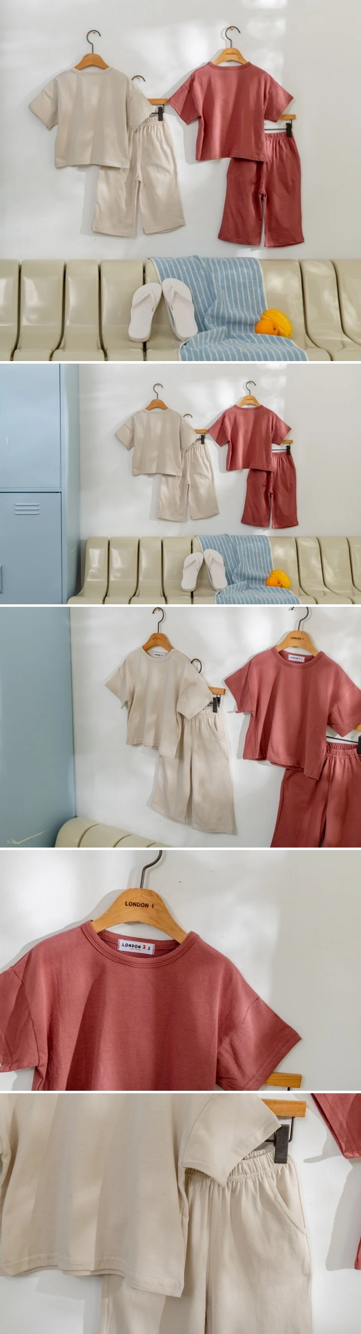 London I - Korean Children Fashion - #childrensboutique - Natural Set