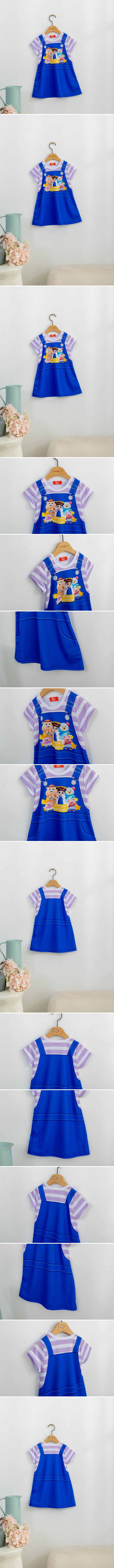 London I - Korean Children Fashion - #fashionkids - Kongsuni Stripe One-piece