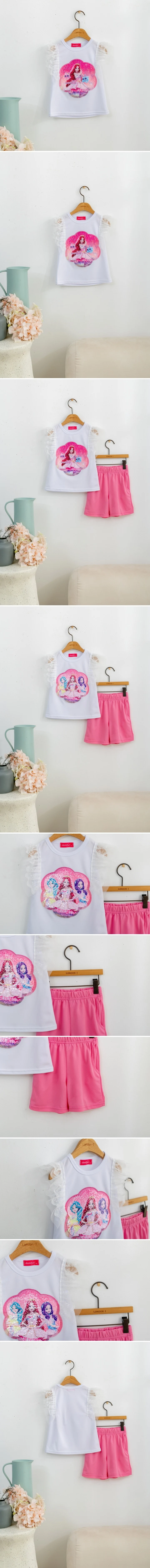 London I - Korean Children Fashion - #kidzfashiontrend - Jouju Reversible Sequin Shirring Tee