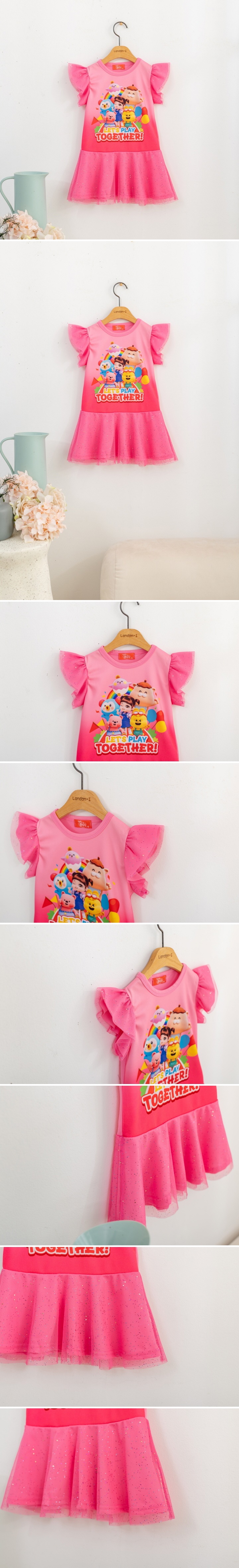London I - Korean Children Fashion - #kidzfashiontrend - Kongsuni Friends One-piece