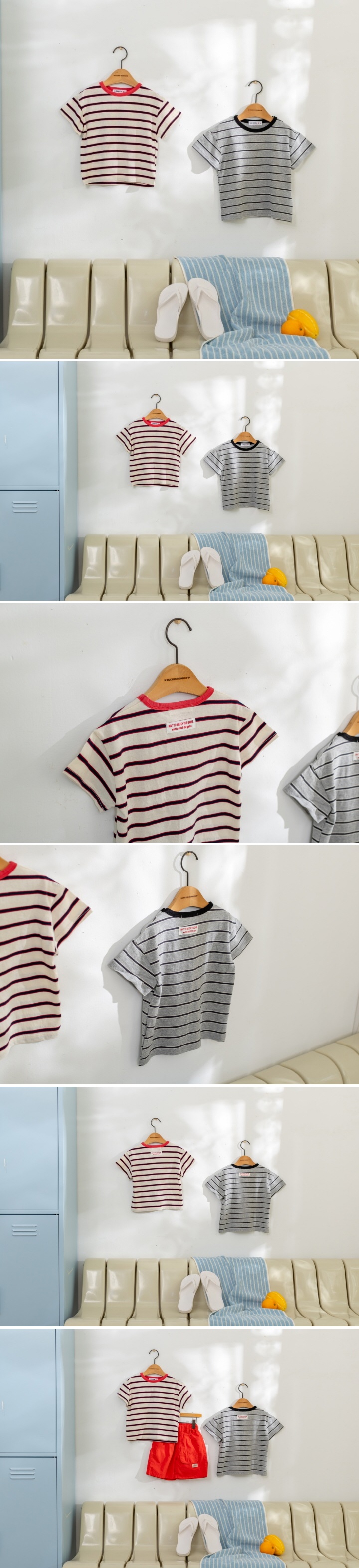 London I - Korean Children Fashion - #prettylittlegirls - Maple Stripe Tee
