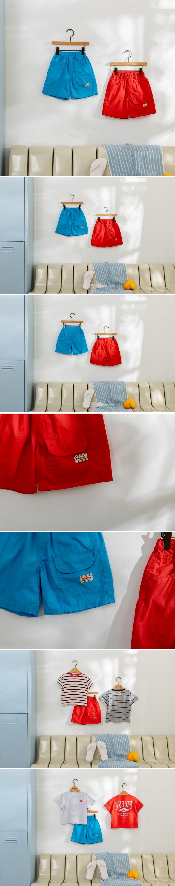 London I - Korean Children Fashion - #stylishchildhood - Pocket Shorts