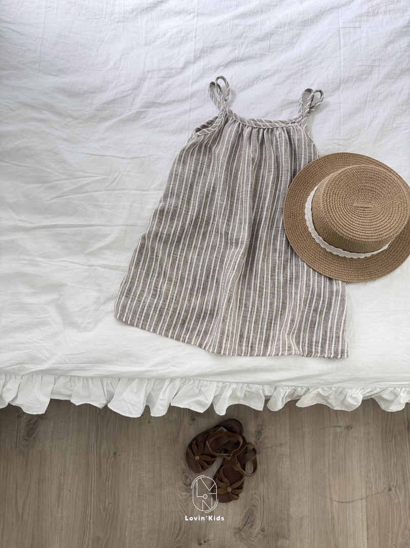 Lovin - Korean Baby Fashion - #babyboutique - Double Line One-piece - 3