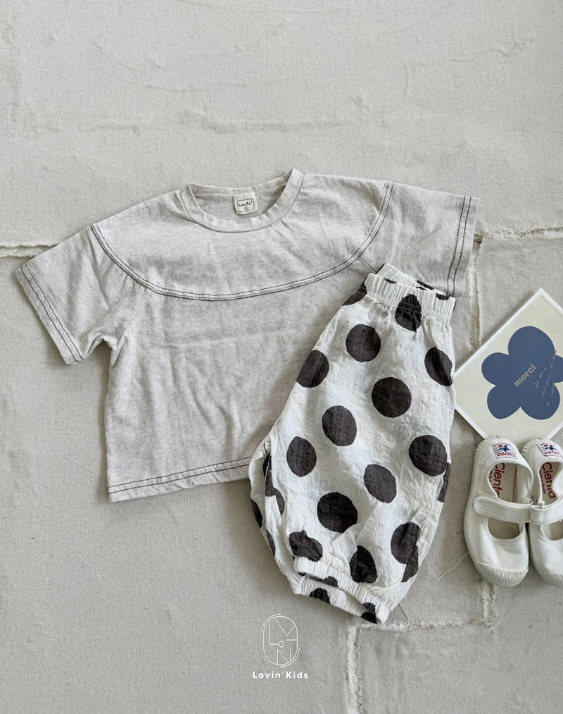 Lovin - Korean Baby Fashion - #babyboutiqueclothing - Bubble Dot Pants - 5