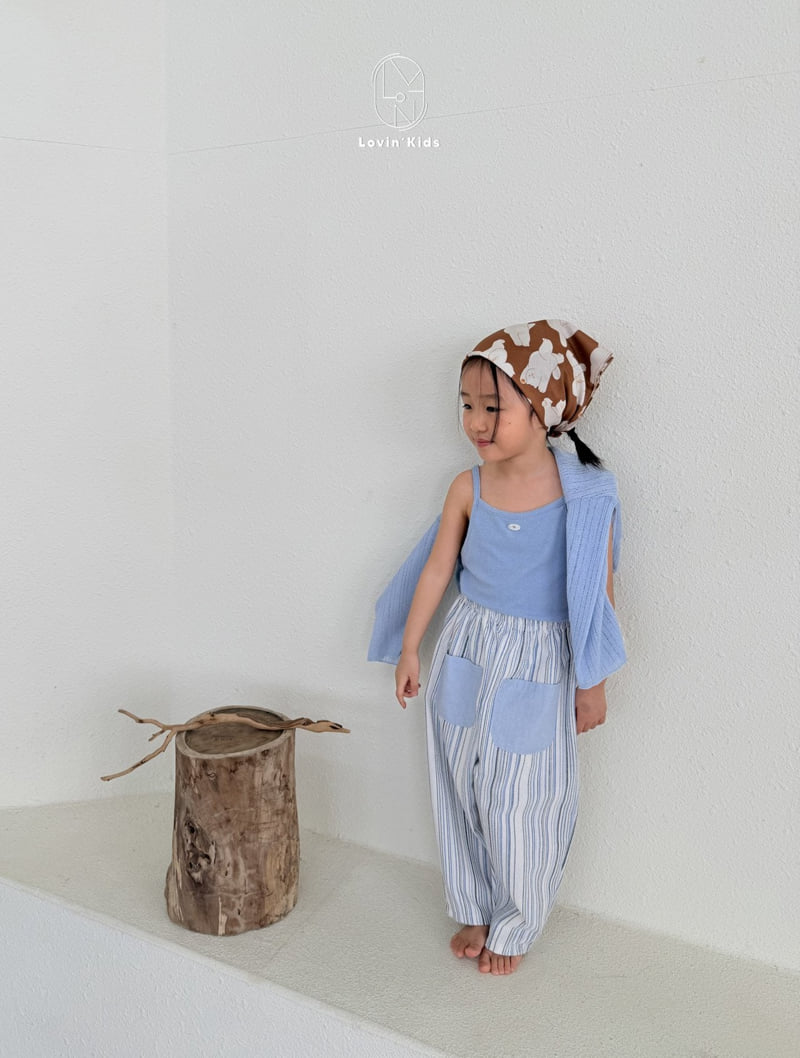 Lovin - Korean Baby Fashion - #babyclothing - Mono Stripe Pants - 7