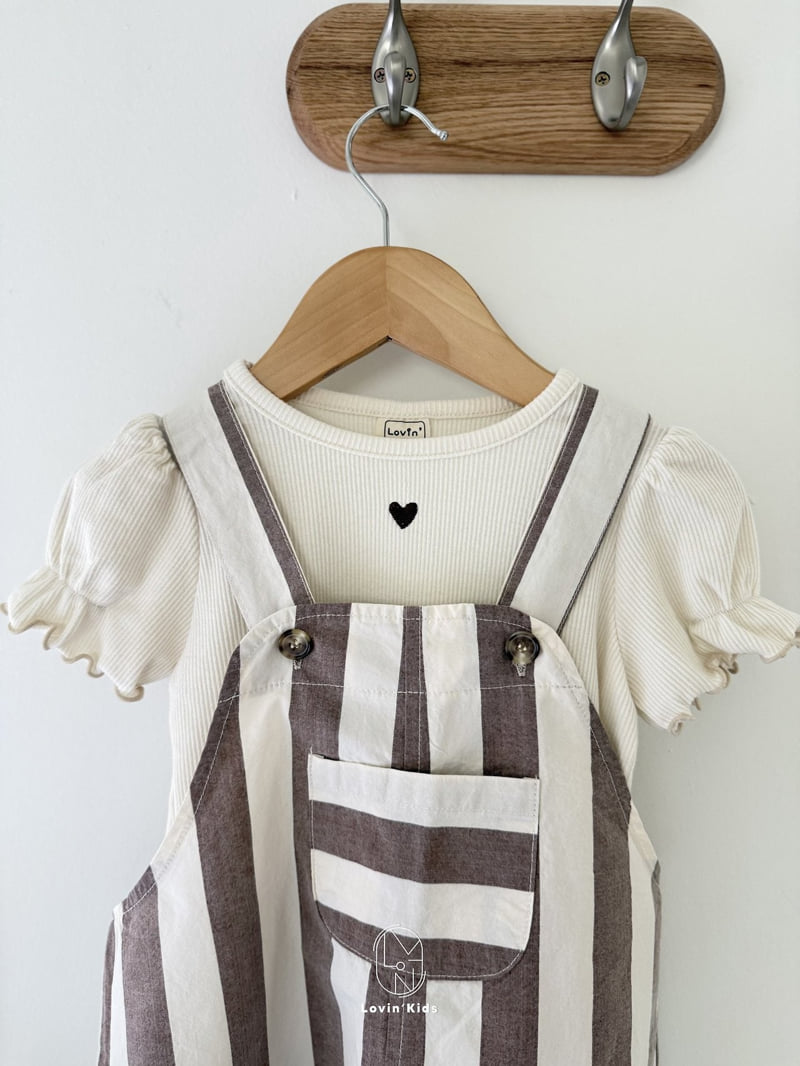 Lovin - Korean Baby Fashion - #babyclothing - Puff Heart Tee - 6