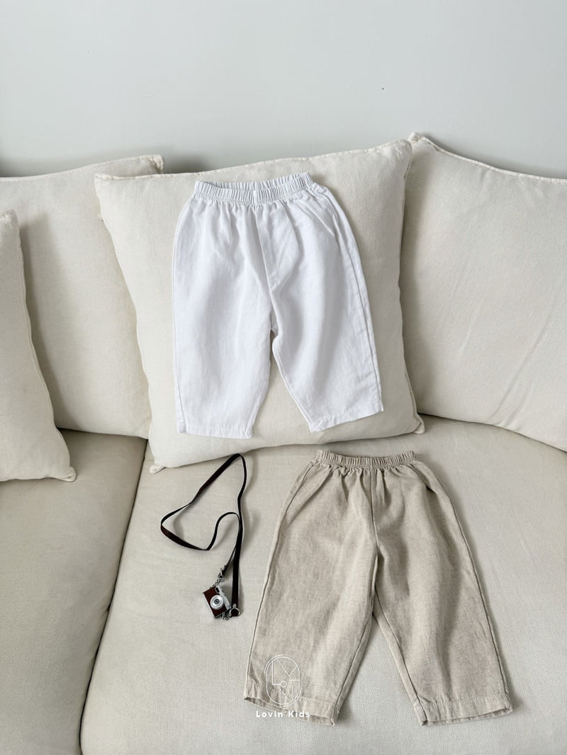 Lovin - Korean Baby Fashion - #babyclothing - Cozy Linen Pants