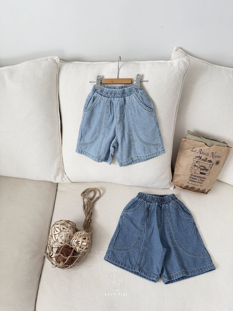 Lovin - Korean Baby Fashion - #babyfashion - Double Bermuda Pants