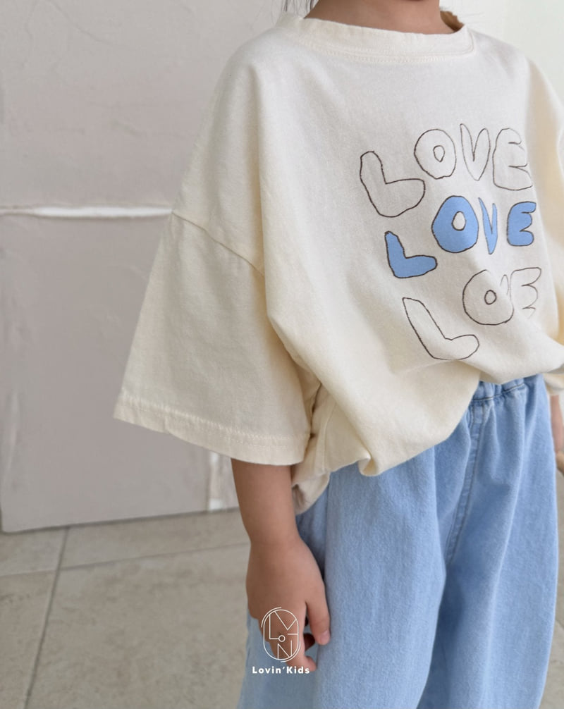 Lovin - Korean Baby Fashion - #babyfashion - Love Mood Tee - 4