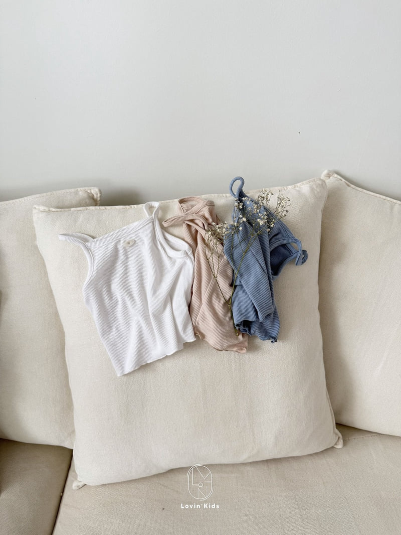 Lovin - Korean Baby Fashion - #babyfever - Button Sleeveless
