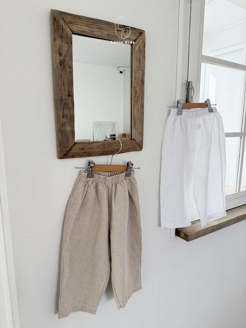 Lovin - Korean Baby Fashion - #babyfever - Cozy Linen Pants - 3