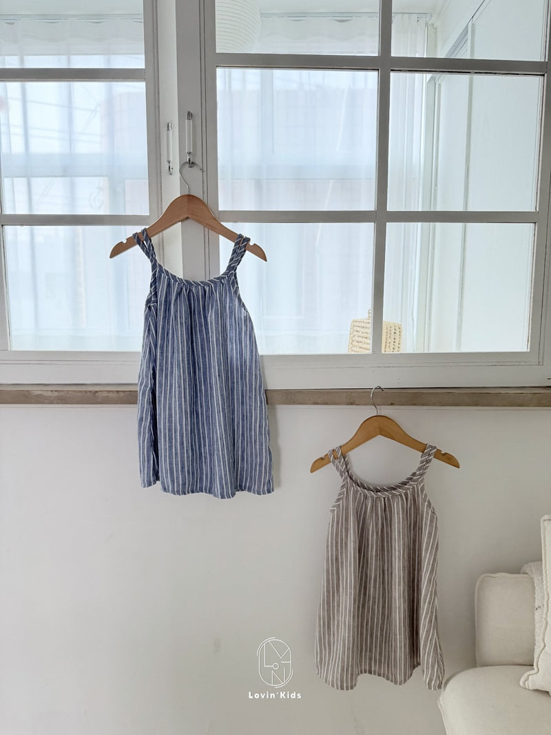 Lovin - Korean Baby Fashion - #babygirlfashion - Double Line One-piece - 8