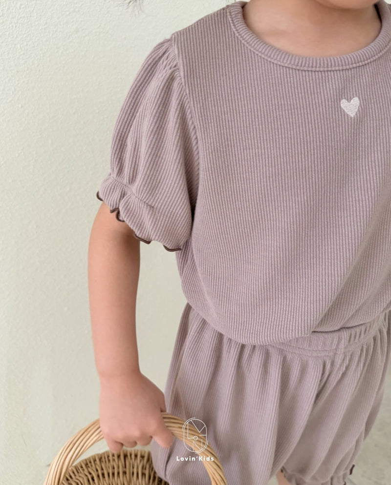 Lovin - Korean Baby Fashion - #babylifestyle - Puff Heart Tee - 10