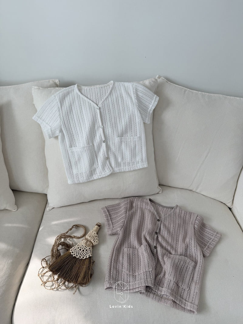 Lovin - Korean Baby Fashion - #babyoninstagram - Sheer Knit Cardigan