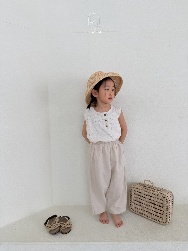 Lovin - Korean Baby Fashion - #babyoninstagram - Cozy Linen Pants - 6