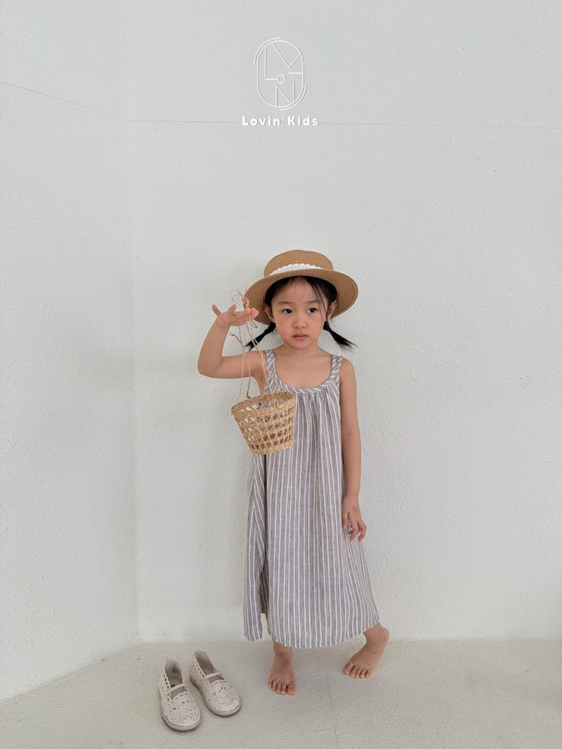 Lovin - Korean Baby Fashion - #babyootd - Double Line One-piece - 11