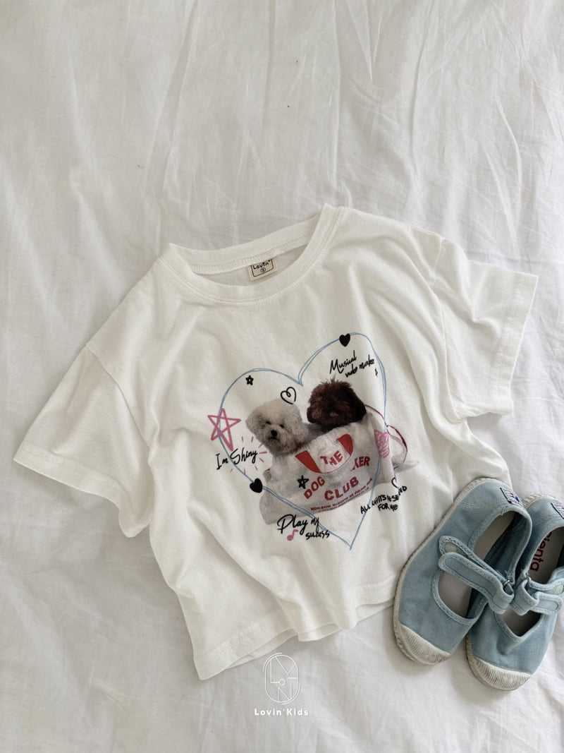 Lovin - Korean Baby Fashion - #babyootd - Love Puppy Tee - 7