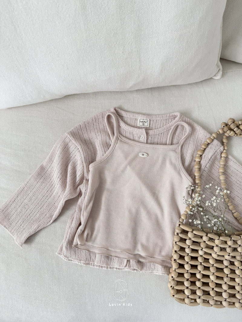 Lovin - Korean Baby Fashion - #babyootd - Button Sleeveless - 5