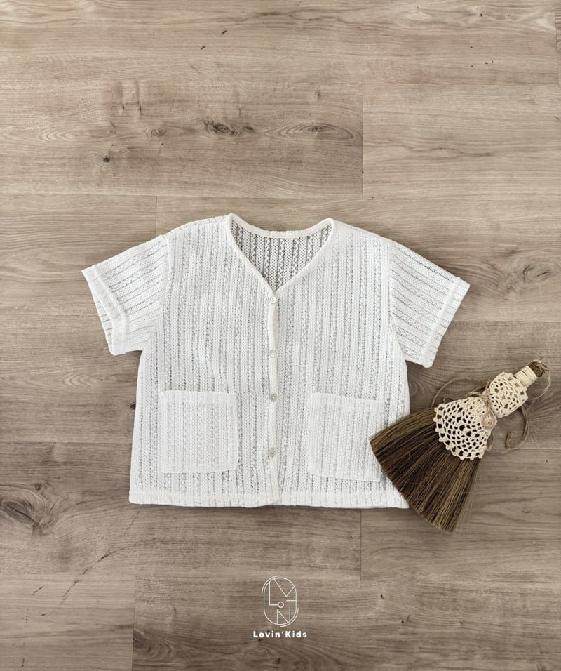 Lovin - Korean Baby Fashion - #babyootd - Sheer Knit Cardigan - 2