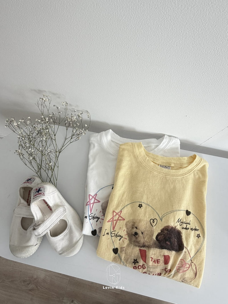 Lovin - Korean Baby Fashion - #babyoutfit - Love Puppy Tee - 8
