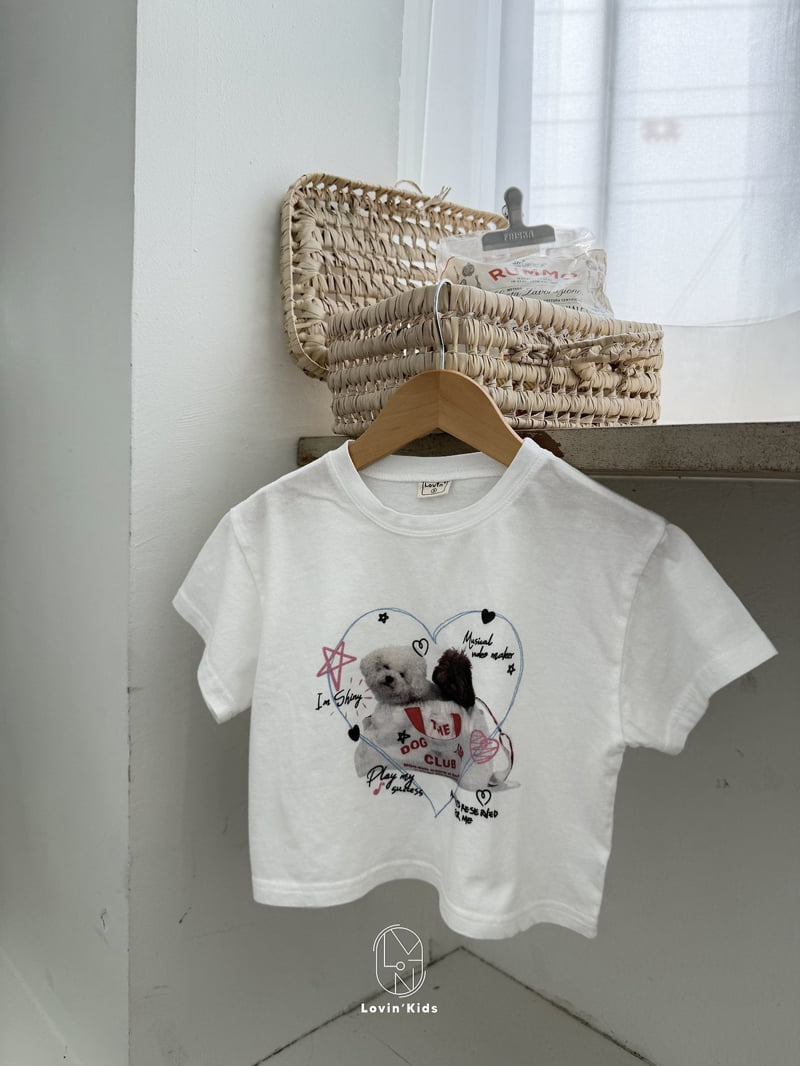Lovin - Korean Baby Fashion - #babyoutfit - Love Puppy Tee - 9