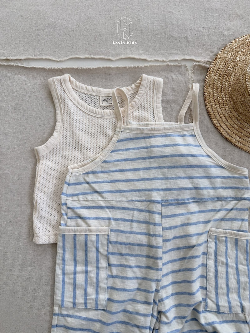Lovin - Korean Baby Fashion - #babyoutfit - Air Cotton Sleeveless - 3