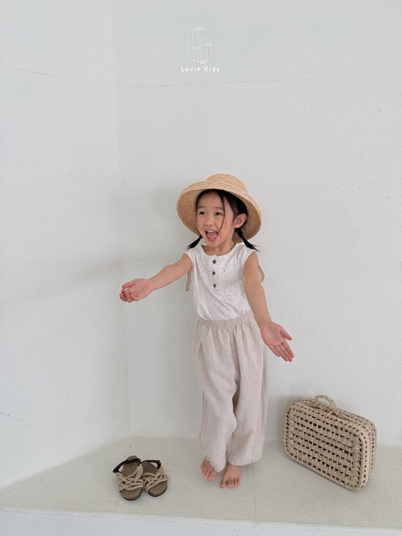 Lovin - Korean Baby Fashion - #babyoutfit - Cozy Linen Pants - 9