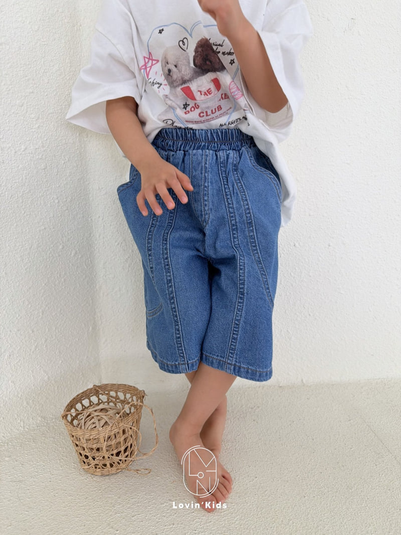Lovin - Korean Baby Fashion - #babyoutfit - Double Bermuda Pants - 7