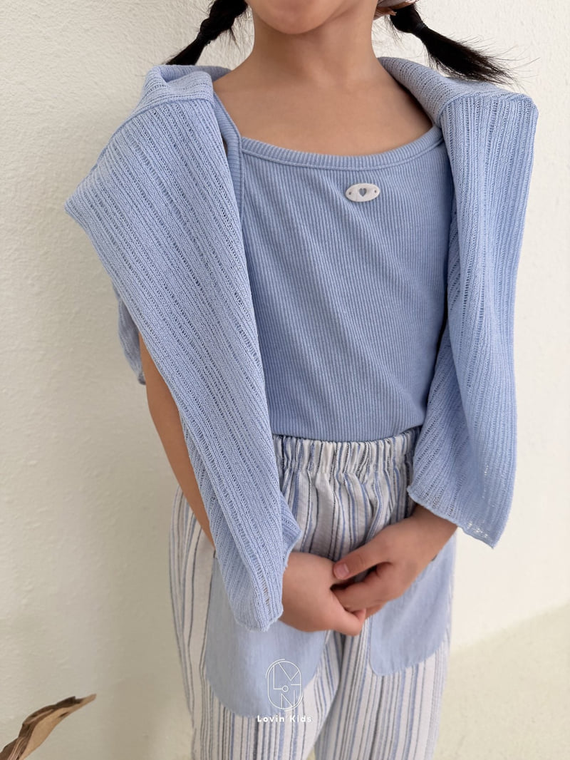 Lovin - Korean Baby Fashion - #onlinebabyboutique - Button Sleeveless - 9