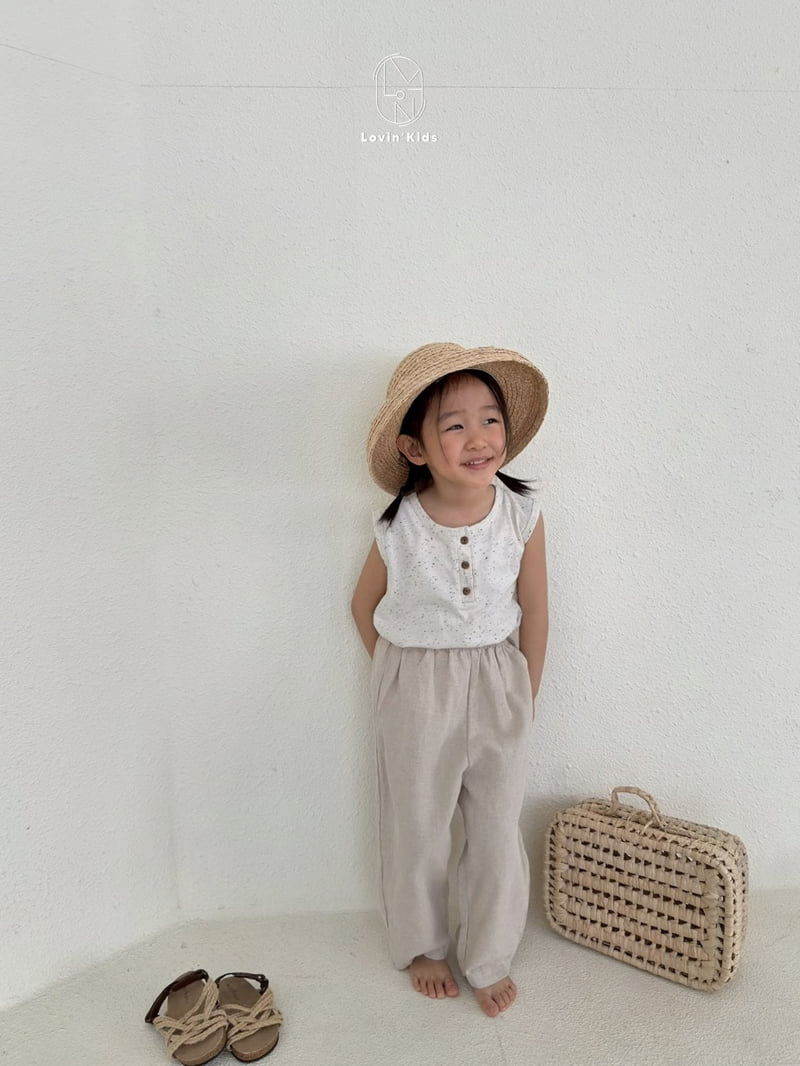Lovin - Korean Baby Fashion - #onlinebabyshop - Soft Neff Sleeveless - 11