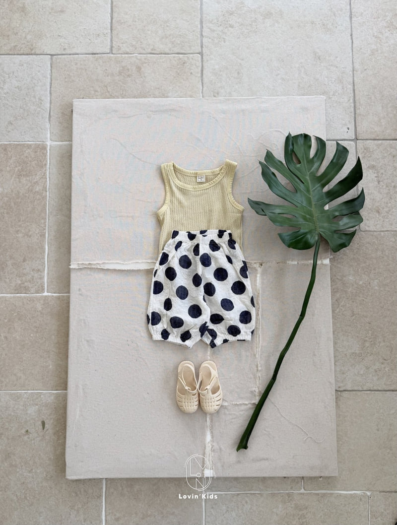 Lovin - Korean Baby Fashion - #smilingbaby - Bubble Dot Pants - 3