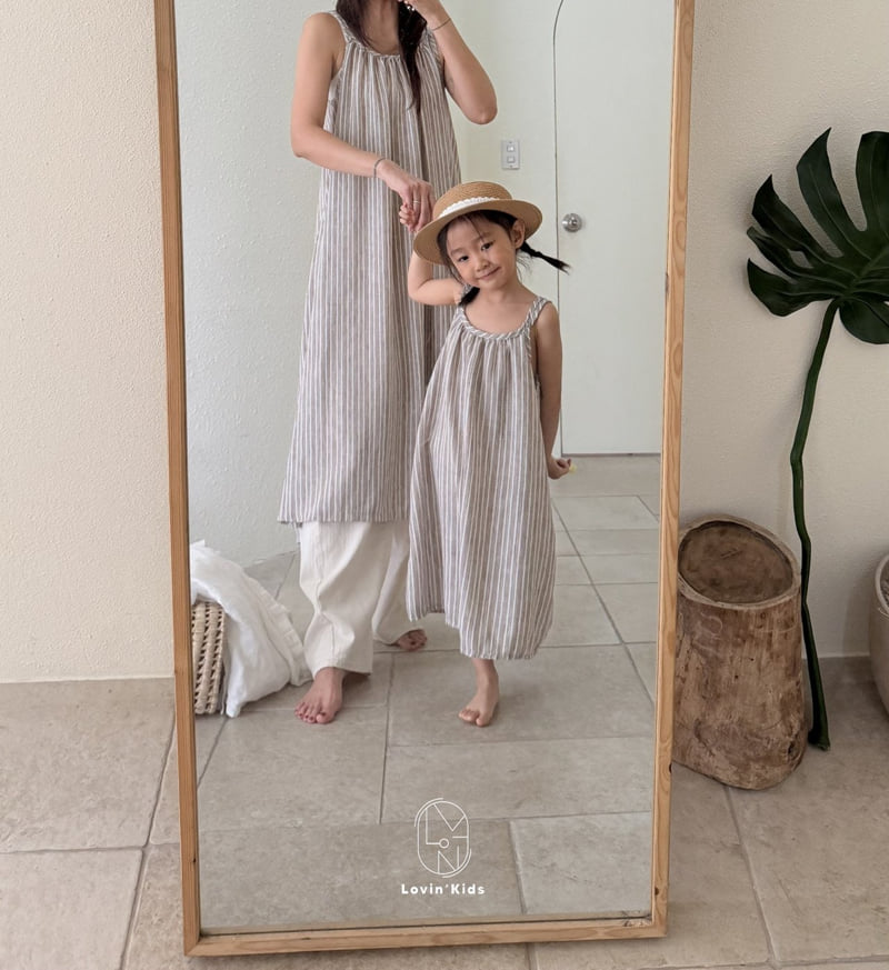 Lovin - Korean Women Fashion - #momslook - Double Line One-piece (Mom) - 12