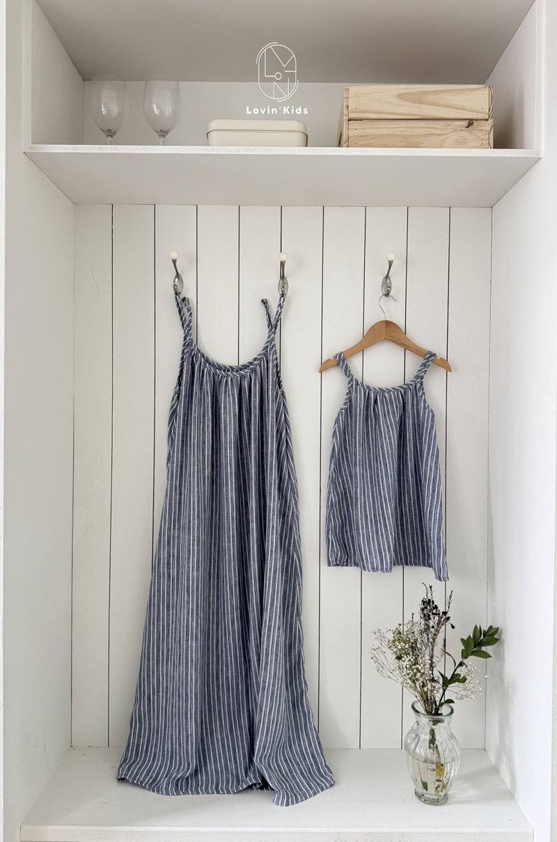 Lovin - Korean Women Fashion - #momslook - Double Line One-piece (Mom) - 6